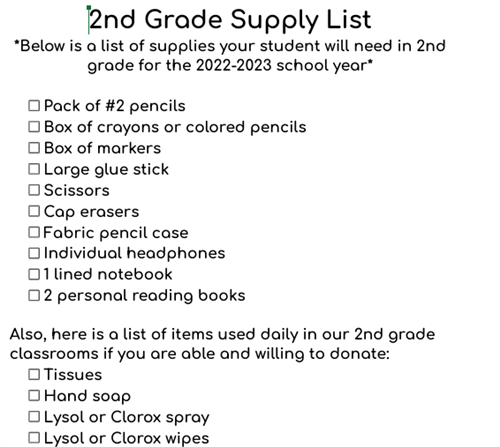 List